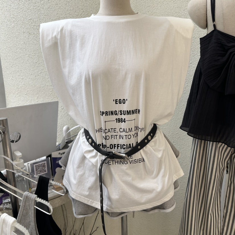 MAGOT直郵韓國代購㊣女裝新款熱賣25春夏推薦人氣休閑吊帶背心IIIΛGOT/MAGOT吊帶/背心圖色1
