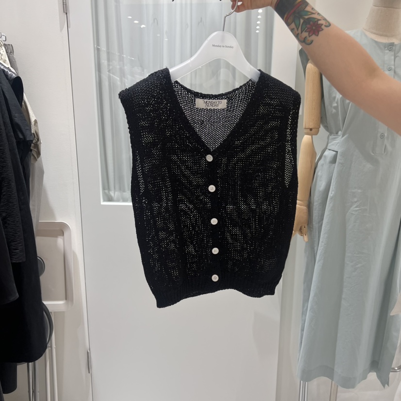 MONDAY TO SUNDAY韓國㊣直郵東大門代購女裝新品25春夏馬甲MONDAY TO SUNDAY馬甲圖色3