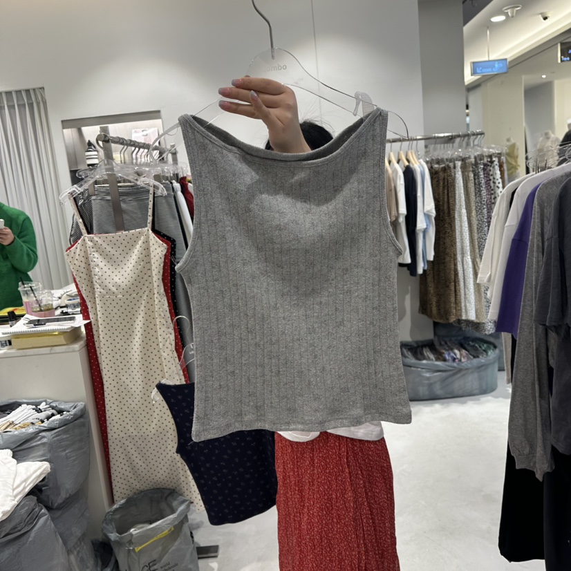 COMBO直郵韓國代購㊣女裝新款推薦熱賣人氣25春夏時尚吊帶背心COM_BO吊帶/背心圖色3