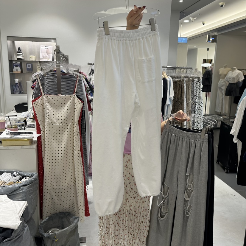 COMBO韓國㊣直郵東大門代購女裝新品推薦時尚25春夏熱賣休閑褲COM_BO休閑褲