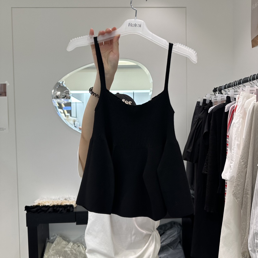 REIRAI韓國直郵㊣東大門實拍女裝新品休閑熱賣時尚吊帶背心Reirai吊帶/背心圖色3