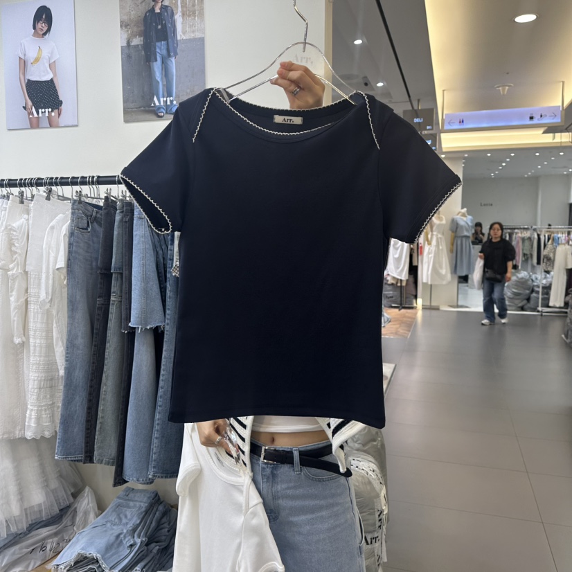 ARR韓國㊣直郵東大門代購女裝新品熱賣人氣推薦休閑時尚T恤ARRT恤圖色3