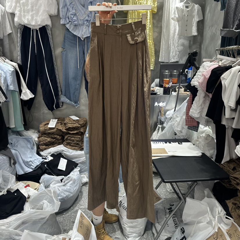 A-DEL直郵韓國代購㊣女裝新品推薦時尚熱賣休閑25春夏休閑褲A-DEL休閑褲