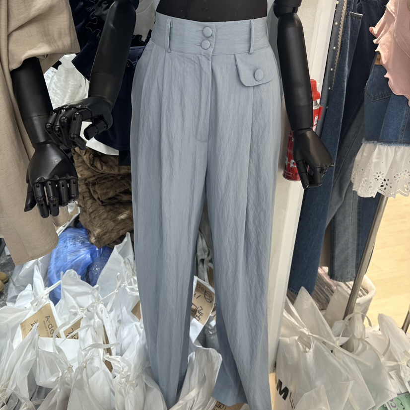 A-DEL直郵韓國代購㊣女裝新品推薦時尚熱賣休閑25春夏休閑褲A-DEL休閑褲圖色2