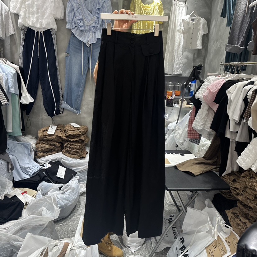 A-DEL直郵韓國代購㊣女裝新品推薦時尚熱賣休閑25春夏休閑褲A-DEL休閑褲圖色3