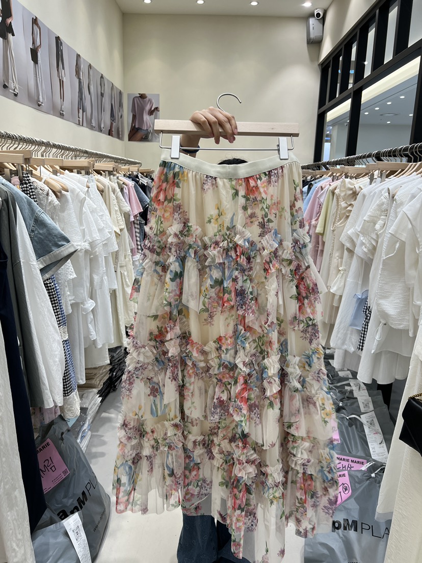MARIE MARIE直郵韓國代購㊣女裝新品休閑人氣時尚熱賣長裙MARIE MARIE長裙