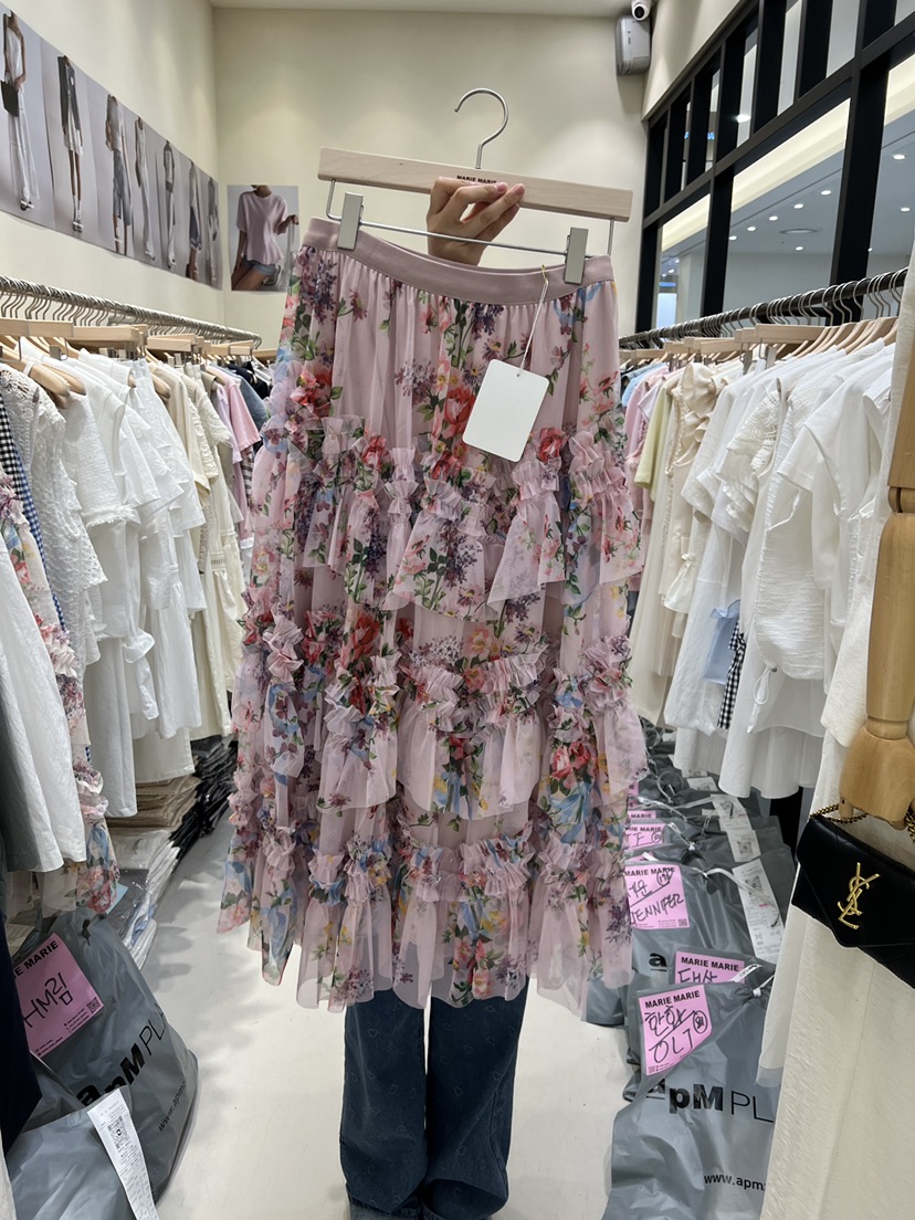 MARIE MARIE直郵韓國代購㊣女裝新品休閑人氣時尚熱賣長裙MARIE MARIE長裙圖色2