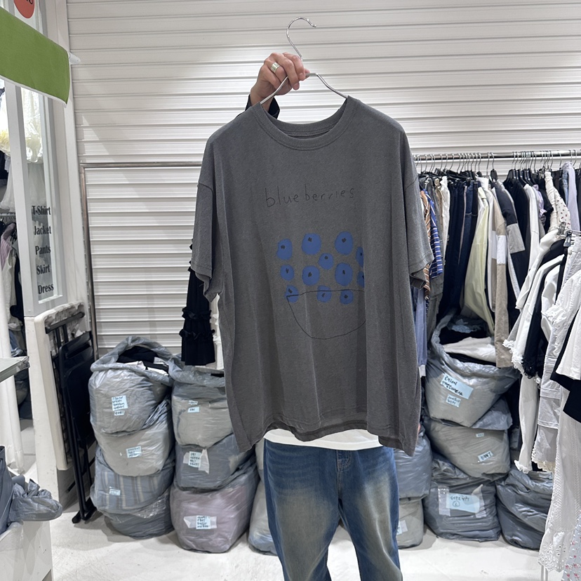 BRICKLANE直郵韓國代購㊣女裝新品人氣時尚推薦熱賣休閑T恤BRICKLANET恤圖色2