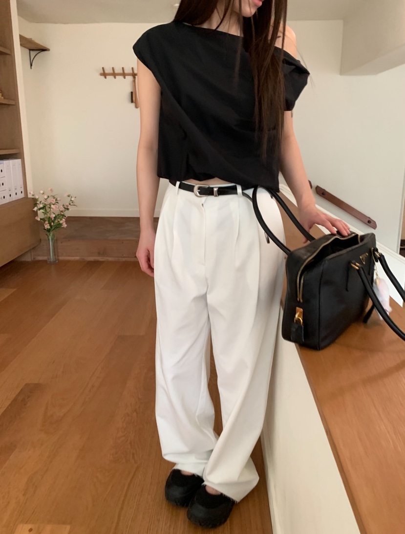 CEDARWOOD韓國直郵㊣東大門實拍女裝新款人氣推薦25春夏休閑褲CEDARWOOD休閑褲