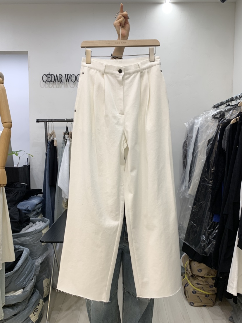 CEDARWOOD韓國直郵㊣東大門實拍女裝新款人氣推薦25春夏休閑褲CEDARWOOD休閑褲