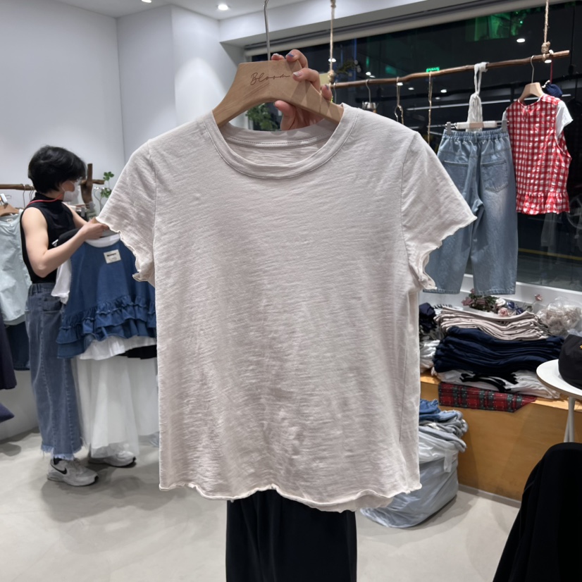 BLOOM韓國㊣直郵東大門代購女裝新款熱賣時尚休閑推薦人氣T恤BLOOMT恤