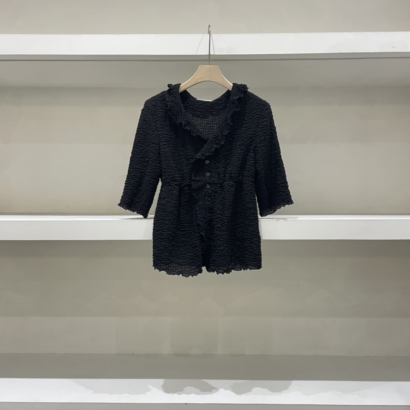 WATER東大門實拍女裝新品真品休閑推薦職業25春夏襯衫蕾絲衫WATER/RIVER襯衫/蕾絲衫圖色2