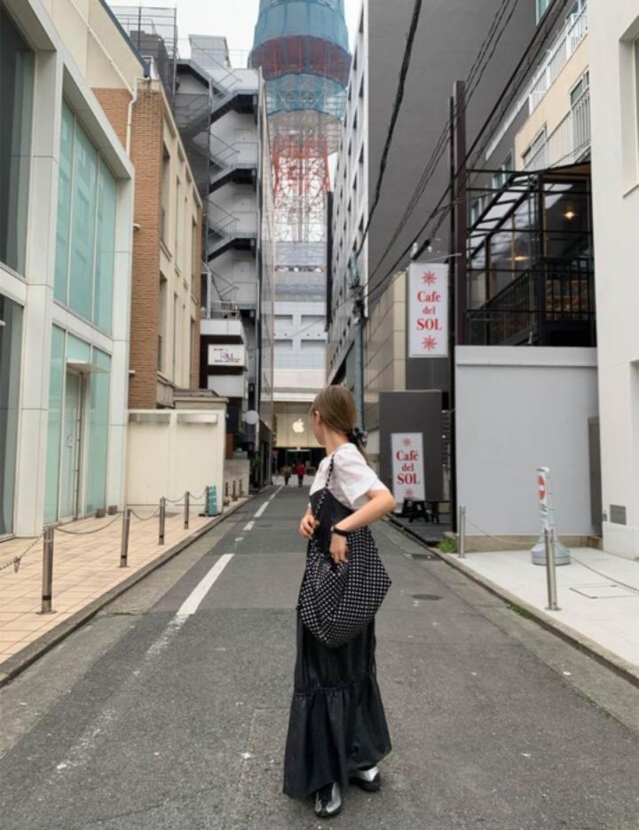 LIVE FOREVER東大門實拍女士新品休閑人氣時尚熱賣真品連衣裙LIVE FOR_EVER連衣裙