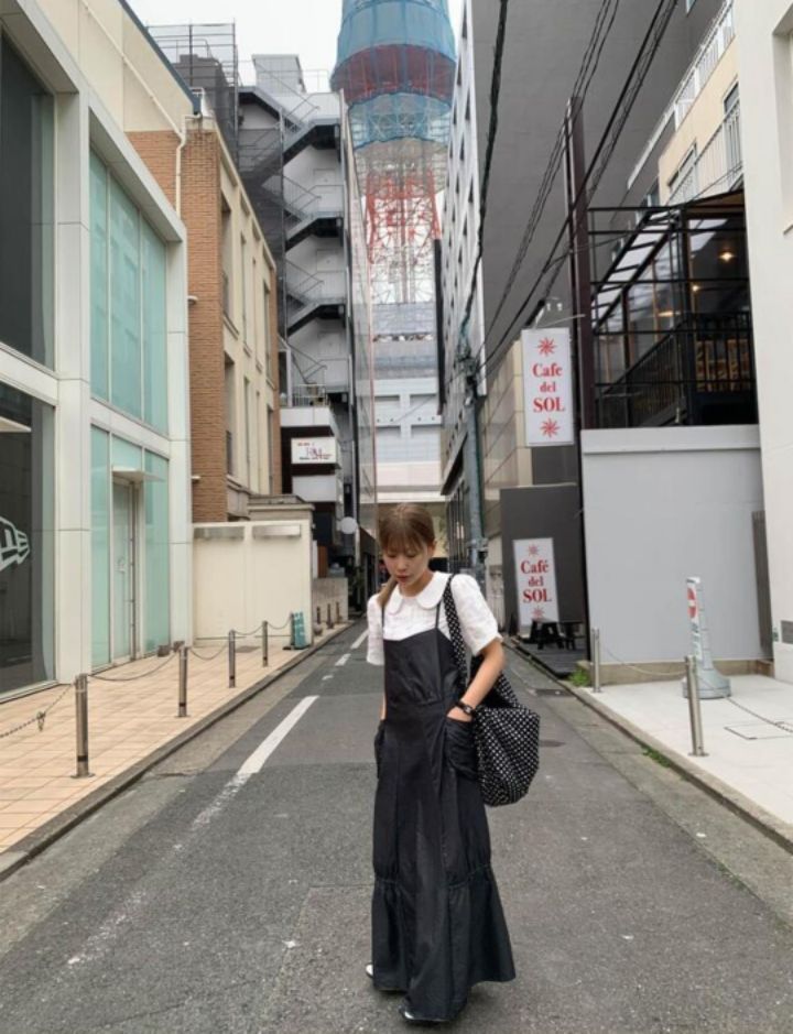 LIVE FOREVER東大門實拍女士新品休閑人氣時尚熱賣真品連衣裙LIVE FOR_EVER連衣裙