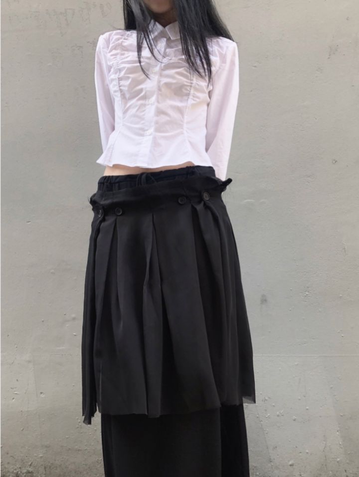 LIVE FOREVER東大門實拍女裝新品推薦半身裙中短裙不含腰帶LIVE FOR_EVER半身裙/中短裙