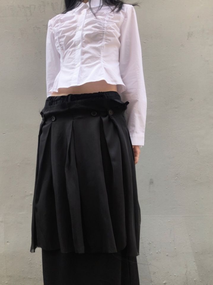 LIVE FOREVER東大門實拍女裝新品推薦半身裙中短裙不含腰帶LIVE FOR_EVER半身裙/中短裙
