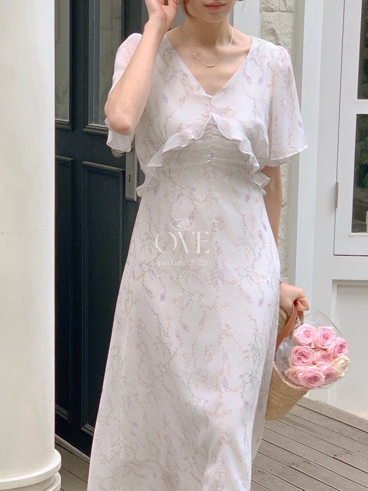 OVE韓國直郵女裝新品休閑推薦熱賣真品時尚職業25春夏連衣裙OVE連衣裙