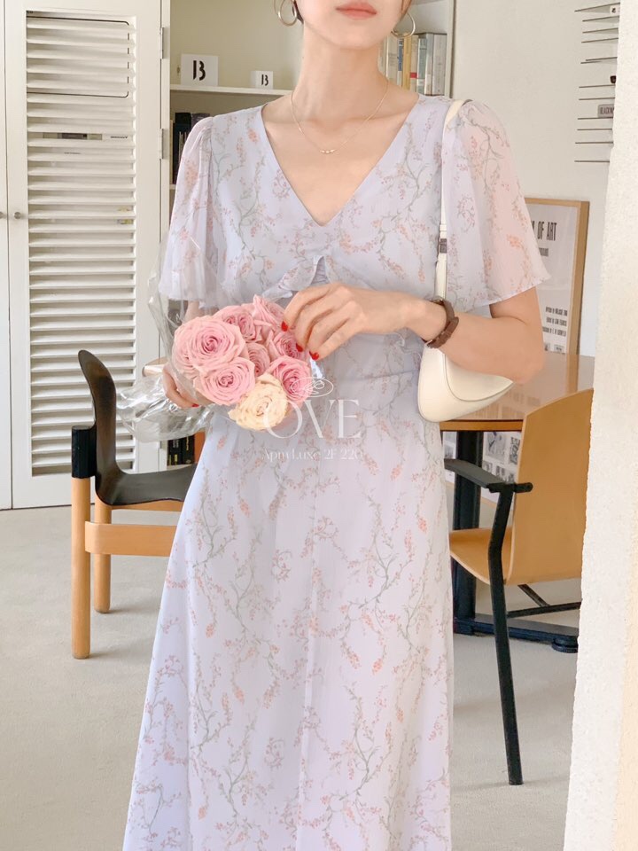 OVE韓國直郵女裝新品休閑推薦熱賣真品時尚職業25春夏連衣裙OVE連衣裙
