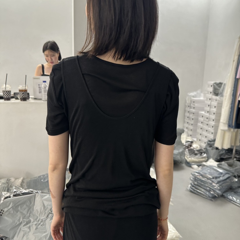 DOUBLE STANDARD/LE SMOKING/MAISONSTAFF東大門直郵女裝新品休閑T恤MAISONSTAFFT恤