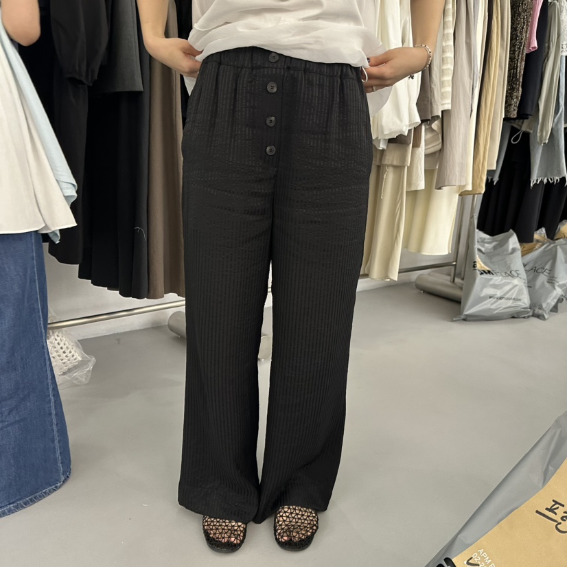 DOUBLE STANDARD/LE SMOKING/MAISONSTAFF東大門代購女裝新款25春夏休閑褲MAISONSTAFF休閑褲圖色2