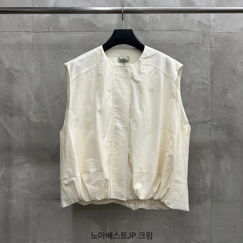 MUTE-P東大門代購女士新品人氣25春夏休閑熱賣時尚推薦馬甲MUTE馬甲圖色2