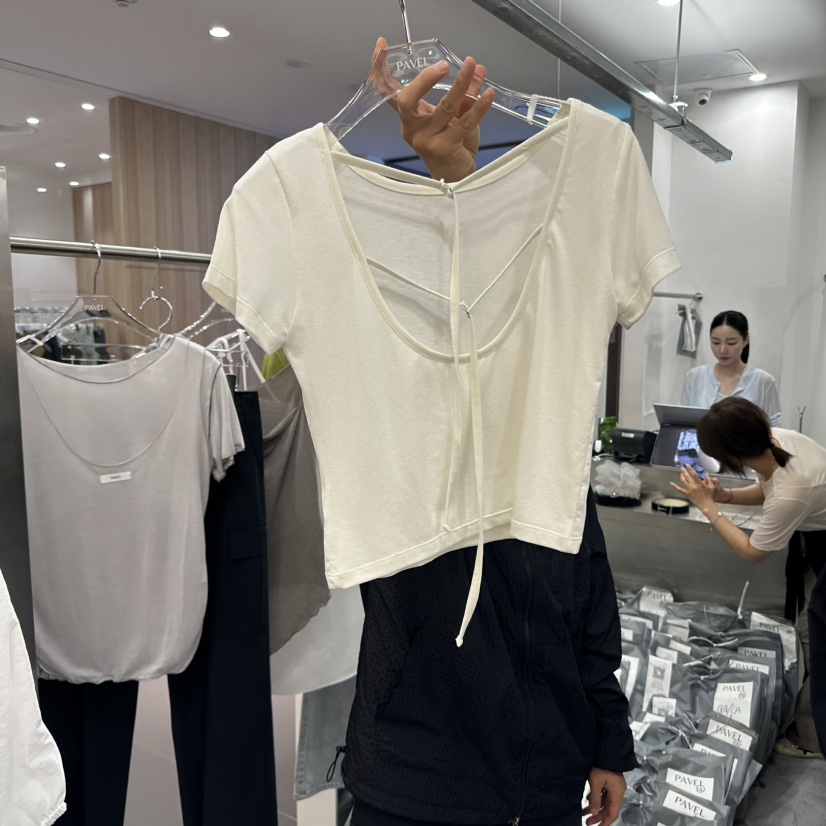 PAVEL韓國代購女士新款真品25春夏推薦休閑職業熱賣時尚T恤PAVELT恤