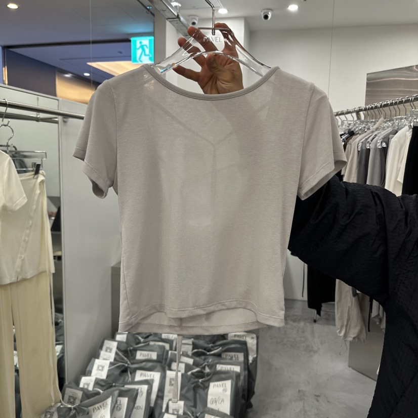 PAVEL韓國代購女士新款真品25春夏推薦休閑職業熱賣時尚T恤PAVELT恤圖色5