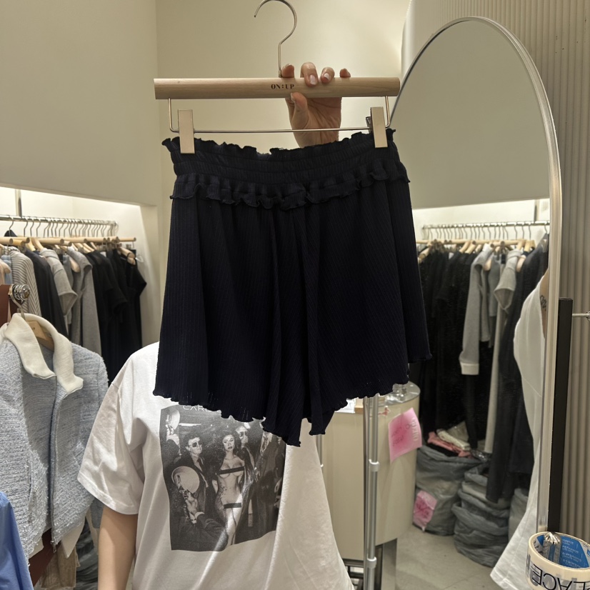 ON:UP東大門實拍女士新品推薦熱賣時尚人氣休閑25春夏短褲綁帶ON:UP短褲圖色2