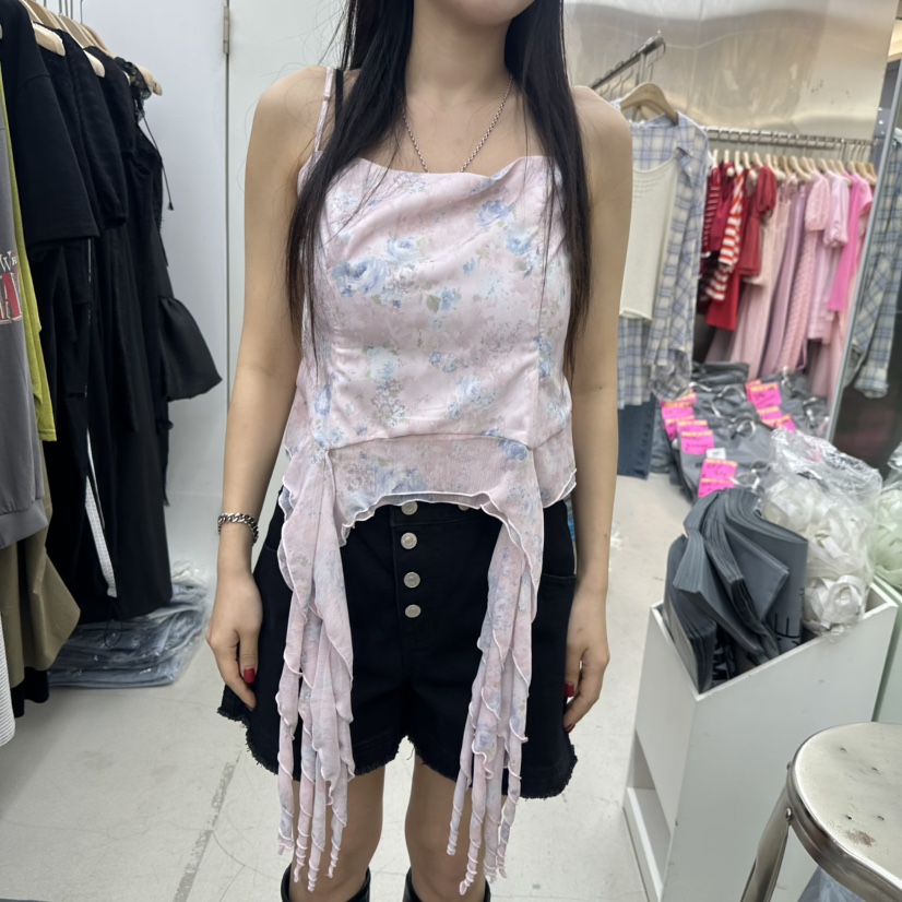 MIXXIN東大門實拍女士新品推薦職業時尚25春夏人氣吊帶背心MIXXIN吊帶/背心