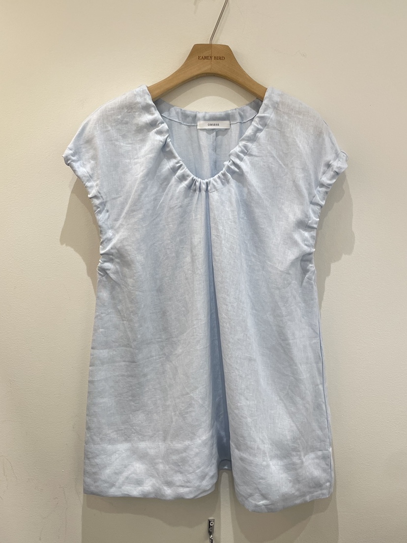 OBSESS東大門直郵女士新款25春夏職業真品休閑推薦襯衫蕾絲衫OBSESS/EARLY BIRD襯衫/蕾絲衫