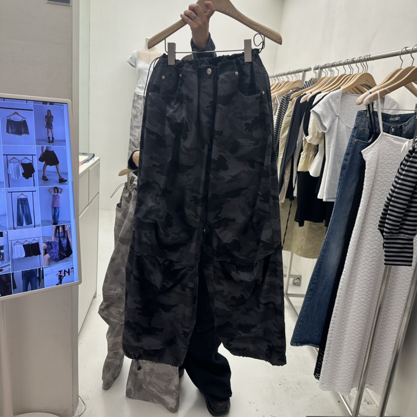 CHAV東大門直郵女裝新款熱賣真品25春夏時尚職業休閑褲迷彩CHAV休閑褲圖色2