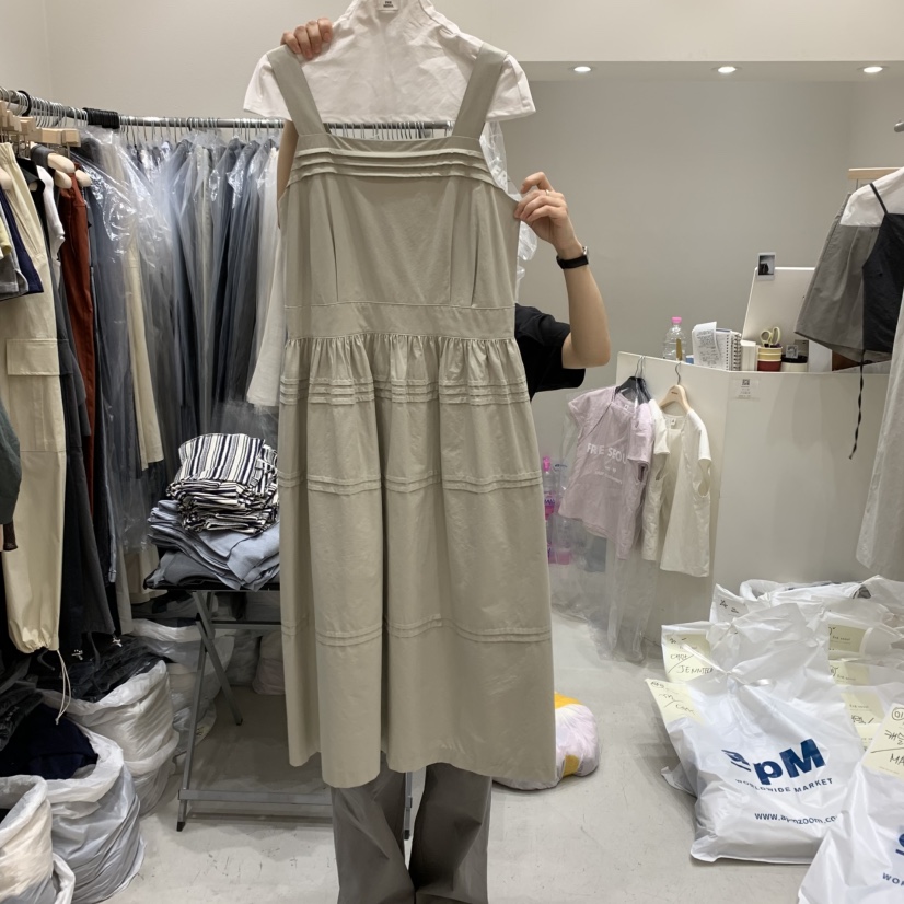 FRE東大門實拍女裝新品人氣25春夏時尚真品職業熱賣休閑連衣裙FRE連衣裙圖色2