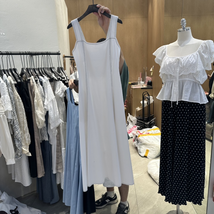 TRIPLE SEVEN韓國代購女士新款職業真品熱賣25春夏時尚連衣裙TRIPLE SEVEN連衣裙圖色2