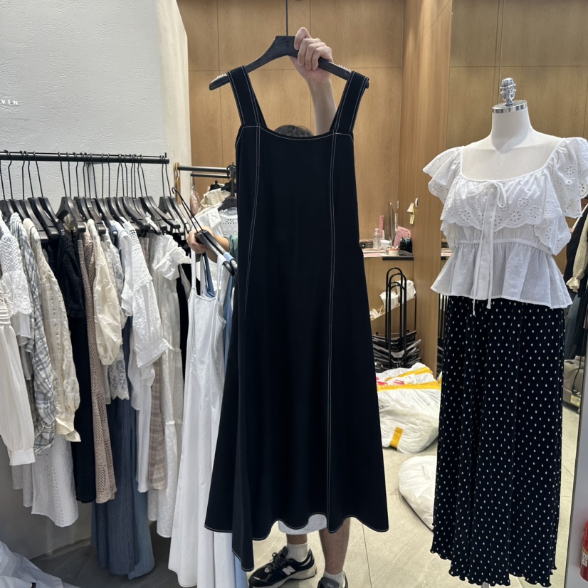 TRIPLE SEVEN韓國代購女士新款職業真品熱賣25春夏時尚連衣裙TRIPLE SEVEN連衣裙圖色3