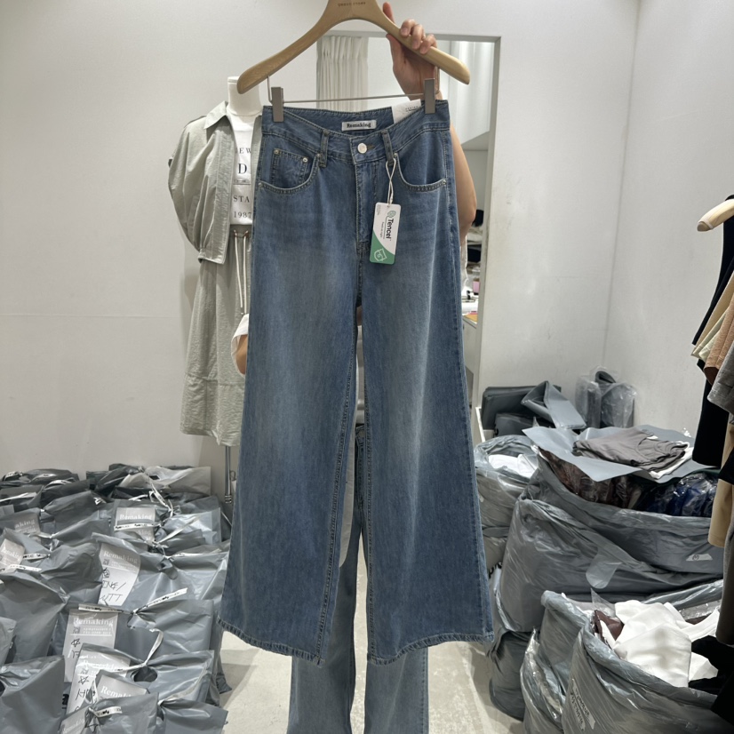 URBANSTORY/REMAKING東大門代購女士新品真品25春夏牛仔褲口袋Remaking/URBANSTORY牛仔褲
