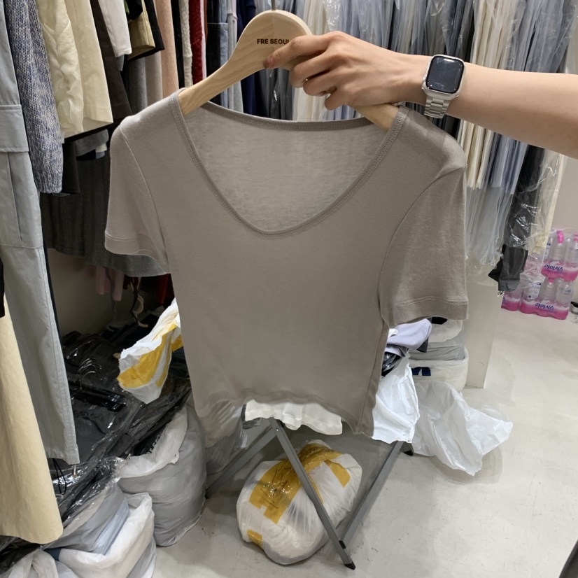 FRE東大門代購女裝新款時尚職業休閑熱賣推薦人氣25春夏T恤FRET恤圖色5