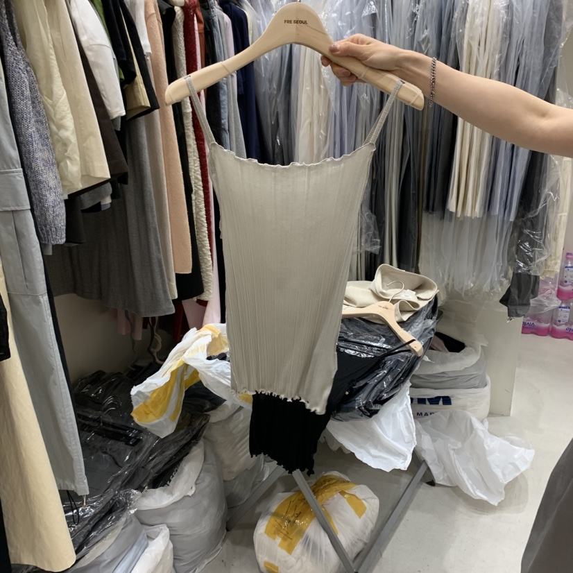 FRE東大門直郵女裝新品25春夏熱賣休閑時尚職業真品吊帶背心FRE吊帶/背心圖色4
