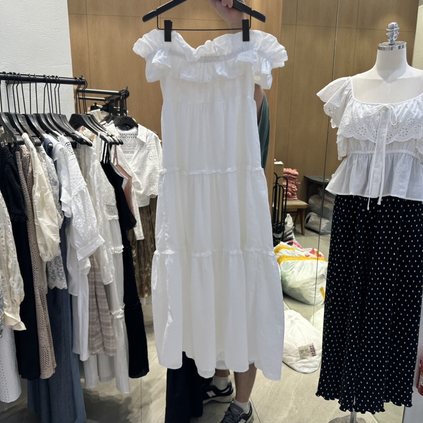 TRIPLE SEVEN韓國代購女士新款25春夏真品熱賣時尚推薦連衣裙TRIPLE SEVEN連衣裙圖色1