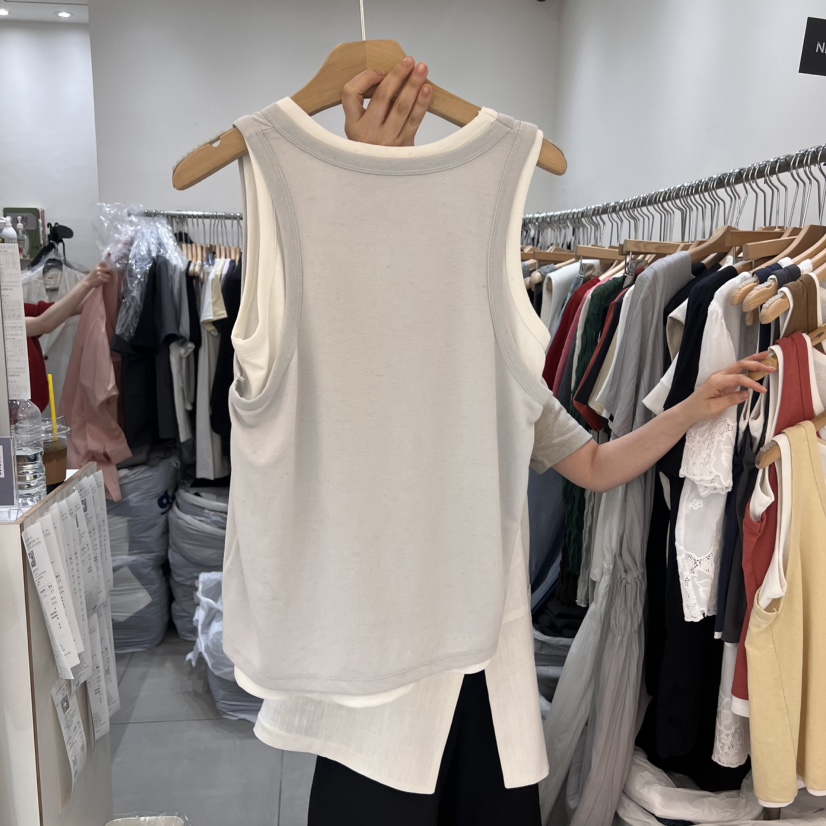 HEIZE東大門實拍女士新品休閑人氣熱賣職業套裝亞麻布套裝雙層HEIZE套裝