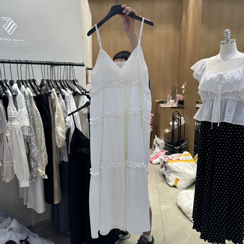 TRIPLE SEVEN東大門實拍女士新品25春夏時尚職業熱賣連衣裙TRIPLE SEVEN連衣裙