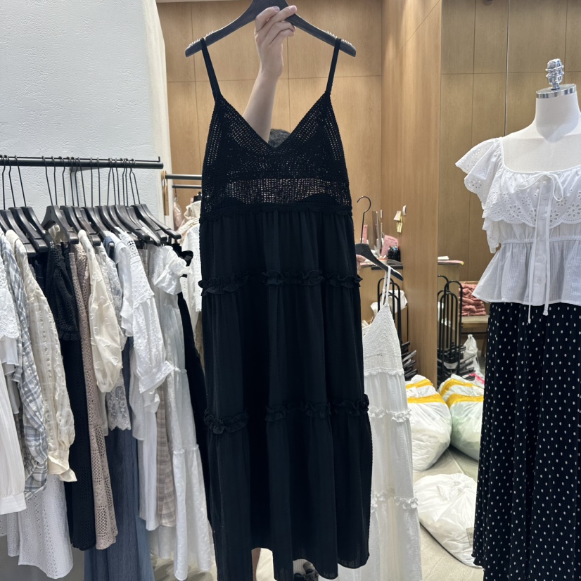 TRIPLE SEVEN東大門實拍女士新品25春夏時尚職業熱賣連衣裙TRIPLE SEVEN連衣裙圖色2