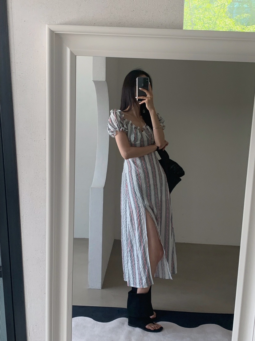 VERANDA直郵韓國代購㊣女裝新品休閑人氣推薦時尚25春夏連衣裙VERANDA連衣裙