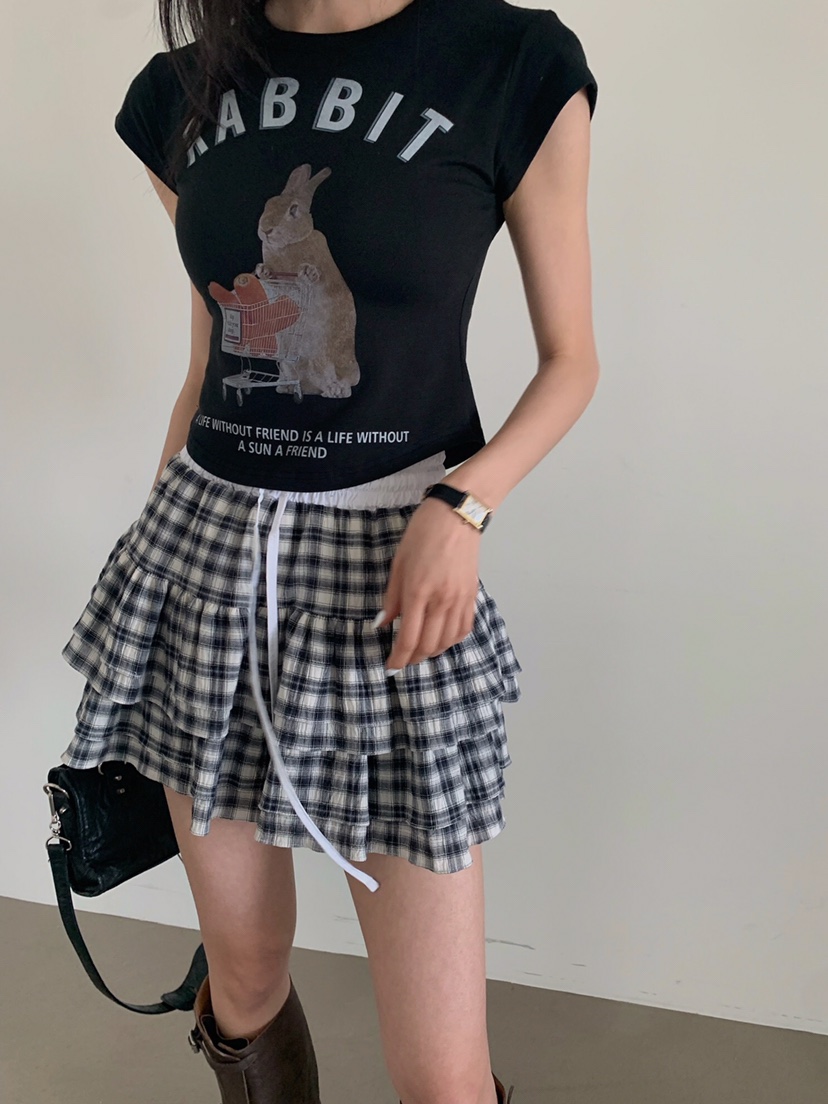 VERANDA韓國直郵㊣東大門實拍女裝新品推薦休閑25春夏人氣短裙VERANDA短裙