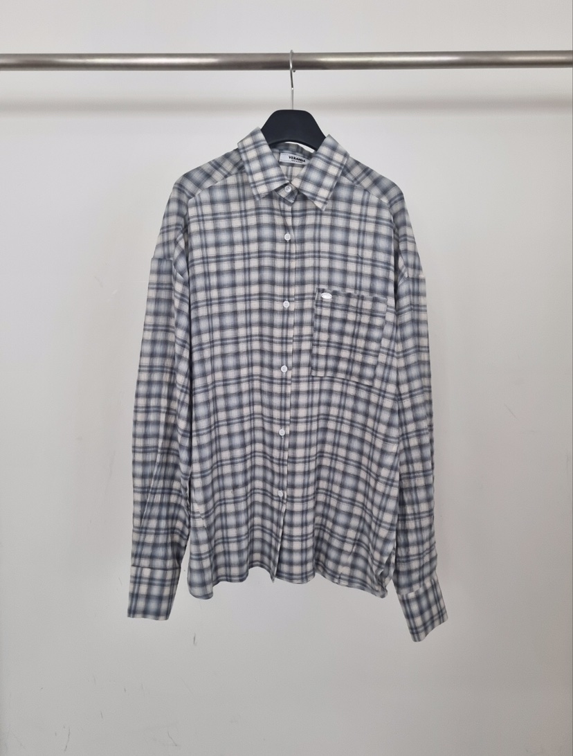 VERANDA直郵韓國代購㊣女裝新品休閑25春夏時尚襯衫蕾絲衫格紋VERANDA襯衫/蕾絲衫圖色3