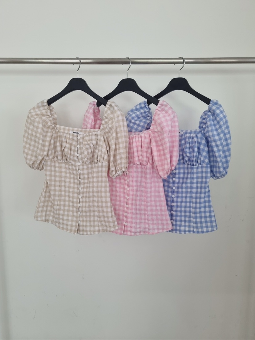VERANDA韓國㊣直郵東大門代購女裝新品休閑25春夏襯衫蕾絲衫VERANDA襯衫/蕾絲衫