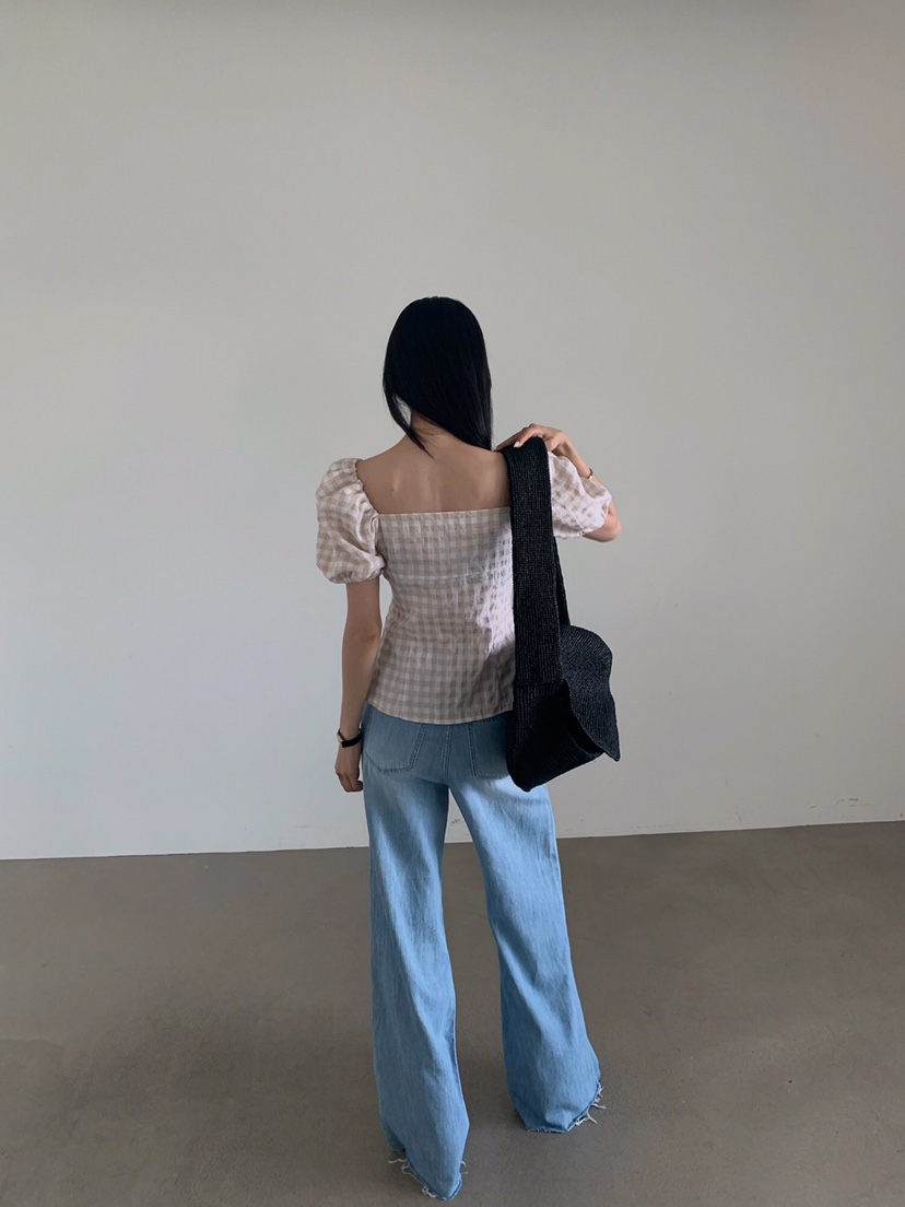 VERANDA韓國㊣直郵東大門代購女裝新品休閑25春夏襯衫蕾絲衫VERANDA襯衫/蕾絲衫