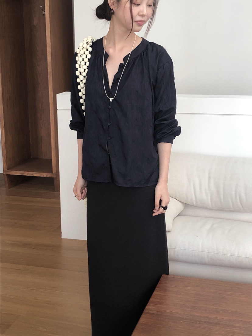 LE BUTTER韓國直郵㊣東大門實拍女裝新品休閑人氣襯衫蕾絲衫LE BUTTER襯衫/蕾絲衫