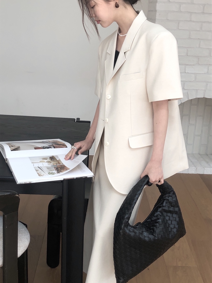LE BUTTER韓國直郵㊣女裝新品25春夏時尚人氣推薦夾克亞麻LE BUTTER夾克