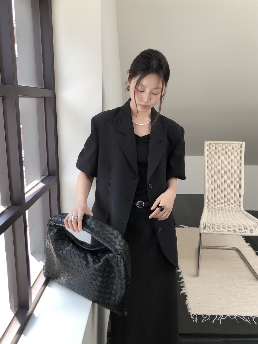 LE BUTTER韓國直郵㊣女裝新品25春夏時尚人氣推薦夾克亞麻LE BUTTER夾克圖色2