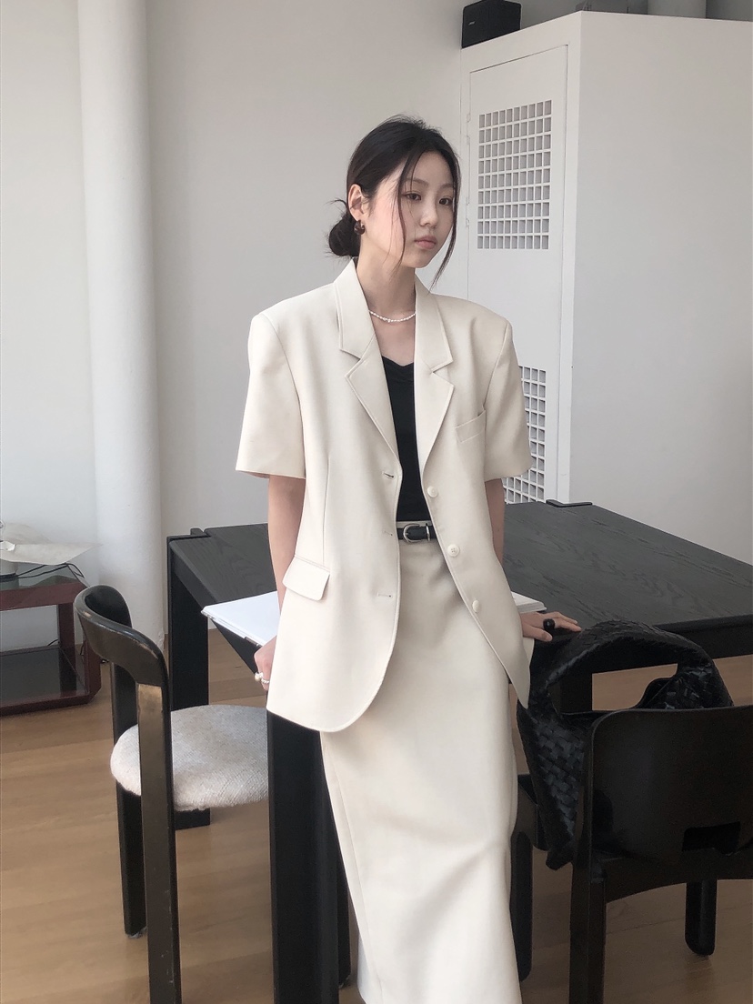 LE BUTTER韓國直郵㊣女裝新品25春夏時尚人氣推薦夾克亞麻LE BUTTER夾克圖色3